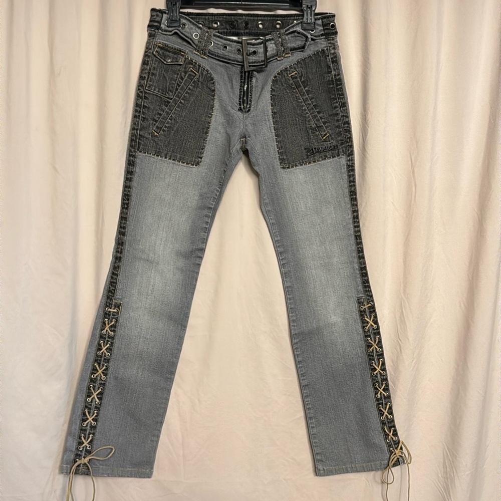 Parasuco Denim Legend Vintage Jeans, Size 30, Color Gray/Tan